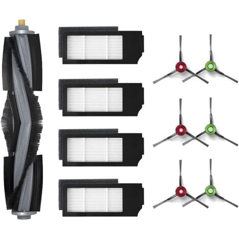 KIT DI RICAMBI ECOVACS DEEBOT X1 TURBO/OMNI/PLUS SPAZZOLE FILTRI HEPA (1/5)