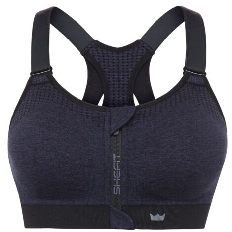 Reggiseno sportivo Shefit blu navy a basso supporto 2XL (1/5)