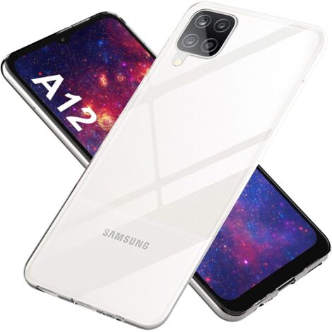 CUSTODIA PER SAMSUNG GALAXY A12 CUSTODIA POSTERIORE TRASPARENTE IN SILICONE SM-A125F (1/5)