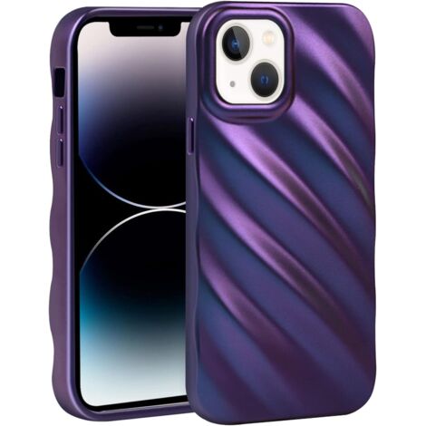 CUSTODIA COVER PER APPLE IPHONE 13 SILICONE VIOLA A2482 A2631 (1/5)