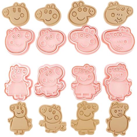 TAGLIABISCOTTI IN PLASTICA PER BAMBINI DI PEPPA PIG