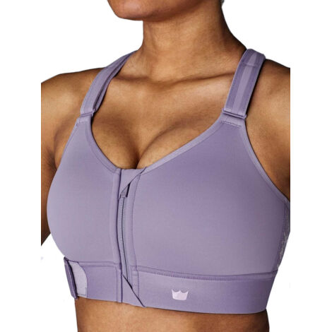 Reggiseno sportivo Shefit viola supporto medio regolabile L (1/5)