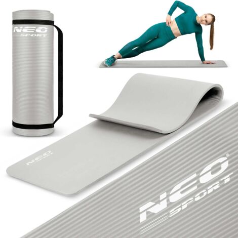 Tappetino per esercizi 183 x 60 cm Neo-Sport - 192200 grigio