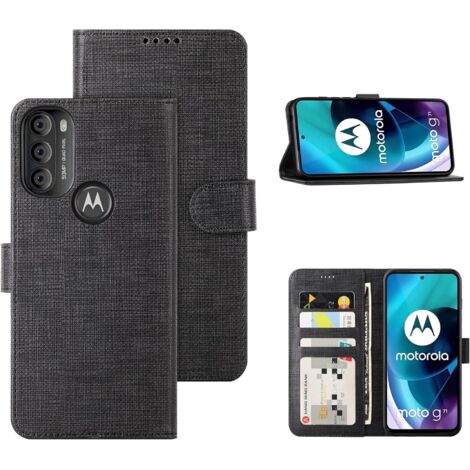 CUSTODIA CHIUSA PER MOTOROLA MOTO G71 5G CUSTODIA NERA CON APERTURA (1/5)