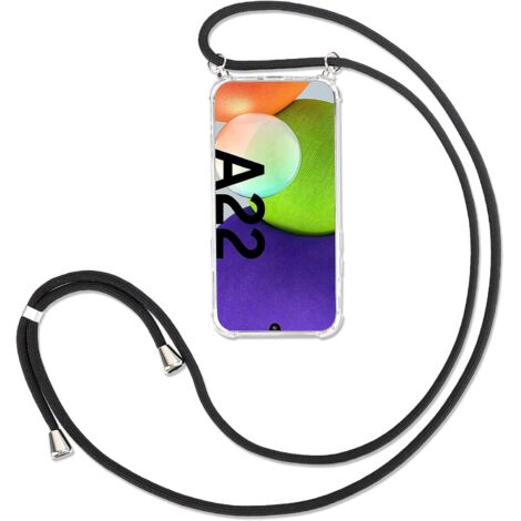 CUSTODIA PER SAMSUNG GALAXY A22 5G CORNICE IN SILICONE RETRO RIGIDA (1/5)