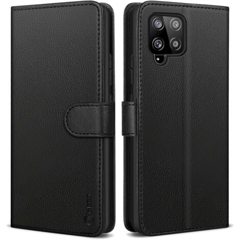 ELEGANTE CUSTODIA IN PELLE PU NERA PER SAMSUNG GALAXY A42 (1/5)