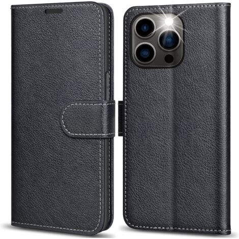 CUSTODIA COVER PER APPLE IPHONE 13 PRO MAX CHIUSA CON PATTA NERA A2484 (1/5)