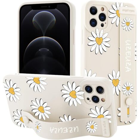 CUSTODIA PER IPHONE 12 PRO 6.1' PORTA FIORI BIANCO (1/5)