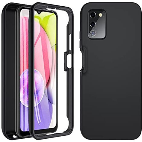 CUSTODIA BUMPER PER SAMSUNG GALAXY A03s NERO PROTETTIVO RINFORZATO SM-A037F (1/5)