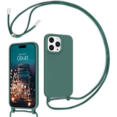 CUSTODIA PER APPLE IPHONE 14 PRO MAX SILICONE VERDE A2894 A2651 A2893 (1/5)