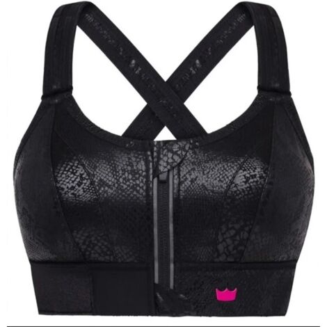 REGGISENO SPORTIVO SHEFIT NERO STAMPA SERPENTE SUPPORTO FORTE REGOLABILE 2XL (1/4)