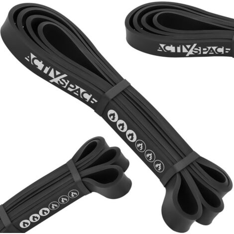 Elastico per esercizi di trazione - Lattice - Power Band, Nero (1/3)