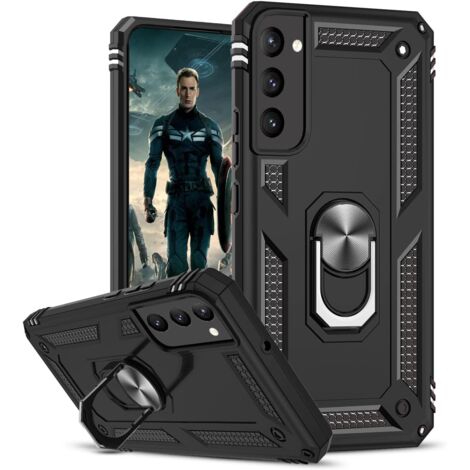 CUSTODIA PER SAMSUNG GALAXY S22+ 5G NERA CON SUPPORTO RINFORZATO SM-S906B (1/2)