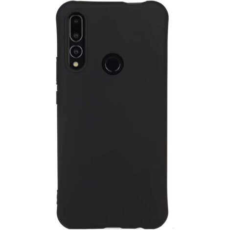 CUSTODIA COVER PER HUAWEI P SMART 2019 SILICONE NERO POT-LX3 POT-LX1 (1/5)