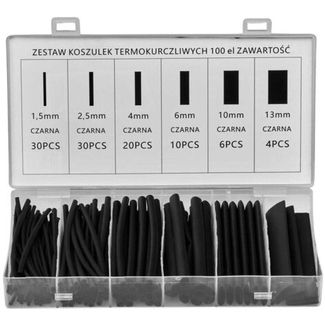 Othmro Tubi Termorestringenti 2:1 | Set 300 Pezzi Blu Per Cavi Elettrici | Guaina Isolante In PE 4mm X 50mm -55/+125°C