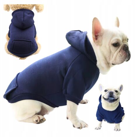 Gilet e felpa con cappuccio isolante per cani, taglia M (1/5)
