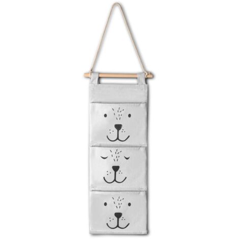 Organizer da appendere per giocattoli NK-403 Nukido - grigio (1/5)
