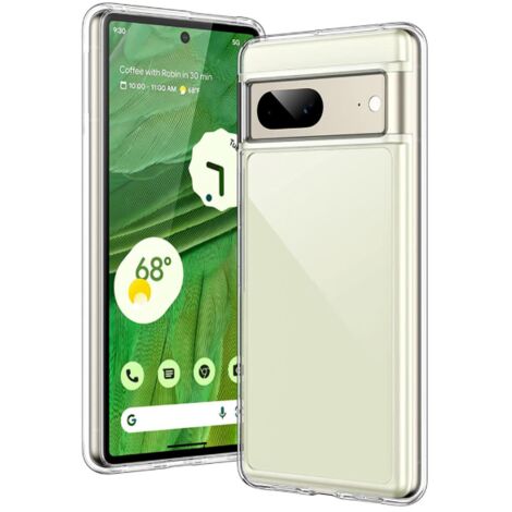 CUSTODIA PER GOOGLE PIXEL 7 TRASPARENTE SPESSA SOLIDA DUREVOLE (1/5)