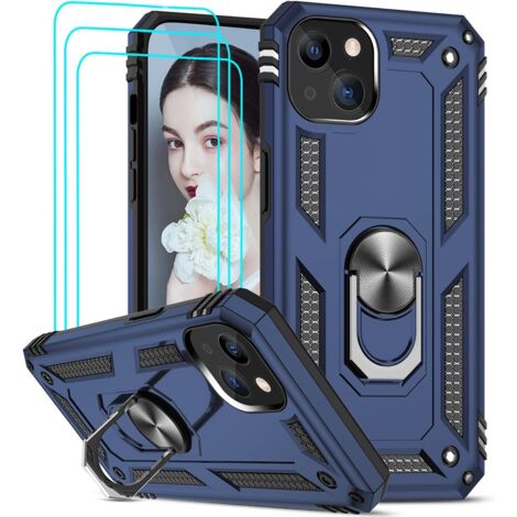 CUSTODIA PER APPLE IPHONE 13 / 13 PRO BLU ARMOR BACK (1/5)