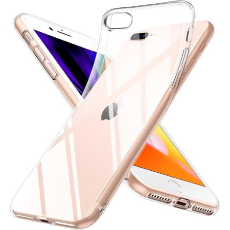 CUSTODIA PER APPLE IPHONE 7 Plus/ 8 Plus SILICONE TRASPARENTE BASIC (1/5)