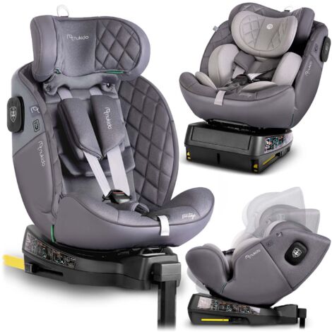 Seggiolino auto Nukido Prestige Line grigio 0-36 kg ISOFIX