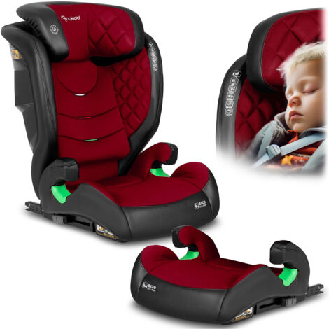 Seggiolino auto Nukido Louis, nero e rosso, 15-36 kg, ISOFIX