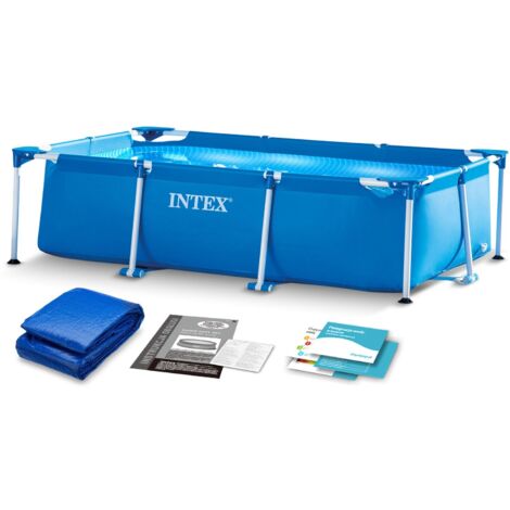 Piscina da giardino con struttura 260 x 160 x 65 cm 2 in 1 INTEX 28271