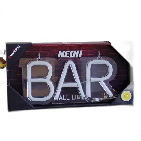 NEON PER LA PARETE LED NEON BARRA DI ISCRIZIONE LAMPADE LED NEON PER LA STANZA SULLA PARETE (1/3)