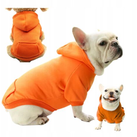 Gilet e felpa con cappuccio isolante per cani, taglia S (1/5)