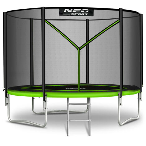 Trampolino da giardino da 8 piedi/252 cm con rete da esterno e scala Neo-Sport