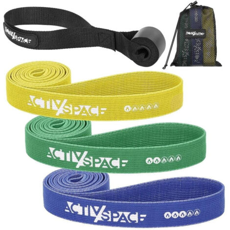 Set di 3 fasce in tessuto per trazioni CrossFit - power band (1/5)