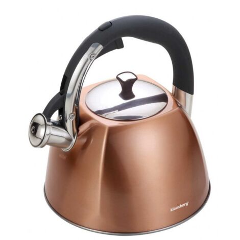 KLAUSBERG KB-7479 – Bollitore Fischiatore In Acciaio Inox, 3 Litri, Adatto A Induzione, Manico In Silicone - 4