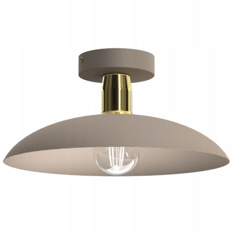 LAMPADA A SOSPENSIONE GRANDE LAMPADA E27 CASHMERE ORO METALLO LUCIDO LAMPADA LED 30 CM