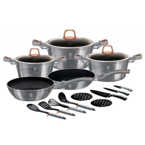 BERLINGER HAUS BH-7044 SET DI PENTOLE MOONLIGHT 17 PEZZI (1/5)