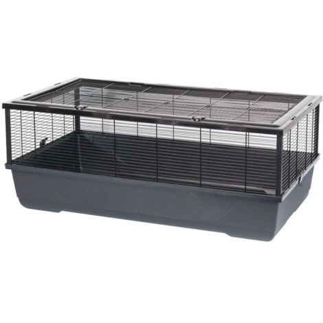 Gabbia INTER-ZOO Bernie black Metallo Plastica 100 x 39 x 54 cm