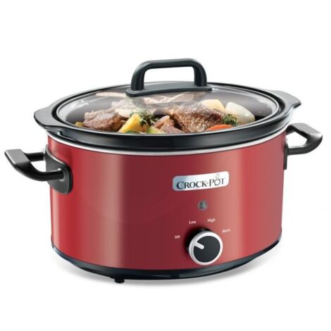 Pentola Crock-Pot SCV400RD a cottura lenta elettrica 3.5l Rossa [HKPOTWYSCV400RD]