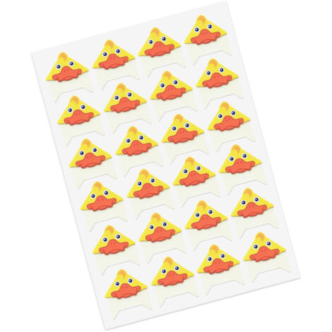 Relaxdays Adesivo Antiscivolo Tappeto, Set 24 Triangoli Autoadesivi Sottotappeto, Angoli Gommini Ferma Tappetino Nero 81101038