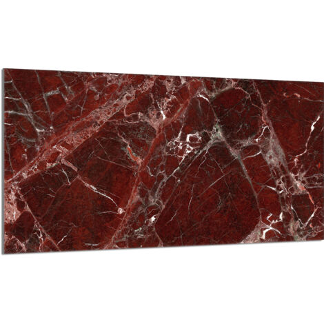 Protezione per piano cottura in vetro 90x52 Marmo
