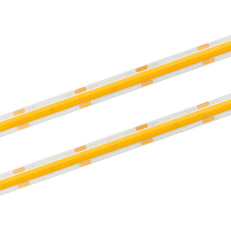 Striscia LED COB 320, luce uniforme, colore caldo, 12V, 10W/m, IP20, rotolo da 50m, IdeaLED (1/5)