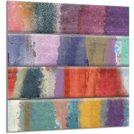 PANNELLO IN VETRO PER CUCINA 60x65 Colorato