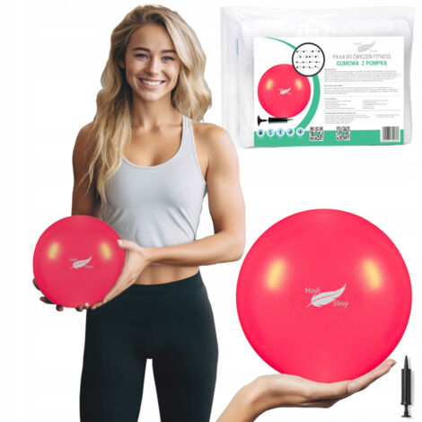 Medi Sleep Small Pilates Exercise Ball 20 cm Rosso