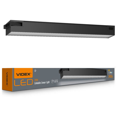 Sistema di plafoniere modulari a LED 60 cm Lineare 24W 2400lm 5000K Videx
