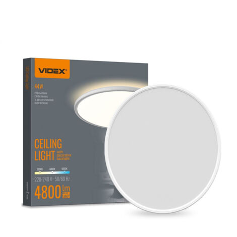 Lampada da soffitto a LED con effetto retroilluminazione in plastica e