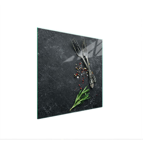 PIASTRA PROTETTIVA IN VETRO PER PIANO COTTURA 50x52 CUCINA (1/5)