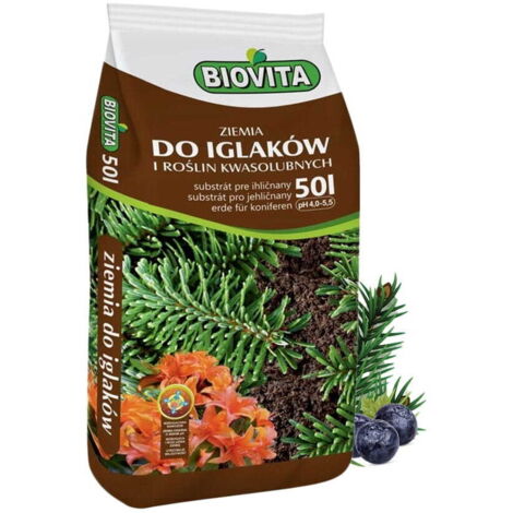 Biovita terriccio per conifere e piante acidofile 50l