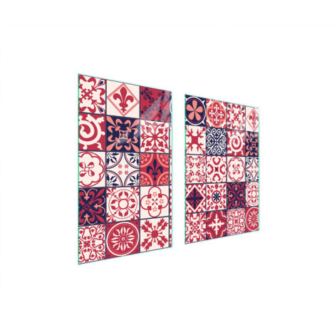 PANNELLO PROTETTIVO IN VETRO PER CUCINA 65x52 MOSAICO (1/5)