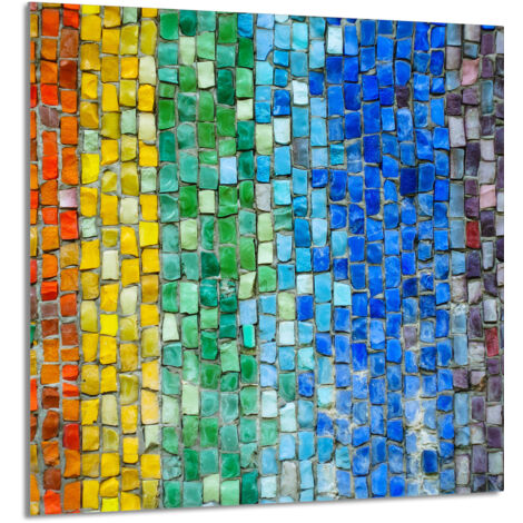 PANNELLO IN VETRO PER CUCINA 60x65 Colorato