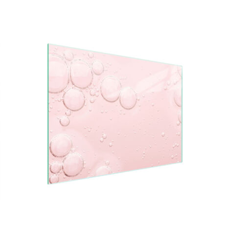 TAGLIERE IN VETRO 40x30 ROSA (1/5)