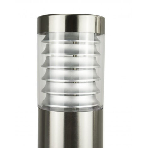 Licht-Erlebnisse Applique Da Esterno BRIGHTON In Acciaio Inox – Torcia A Parete, IP44, E27, Basso Abbagliamento, Per Giardino E Terrazza - 3