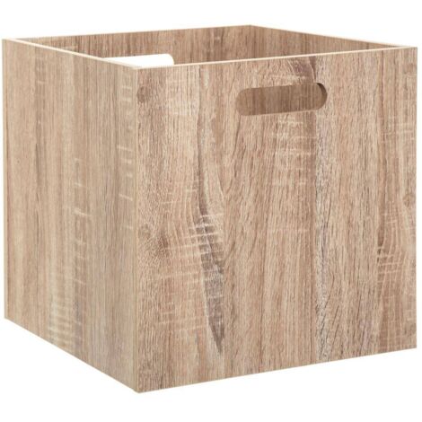 Cestino mix n modul effetto rovere naturale 31x31cm - 5five